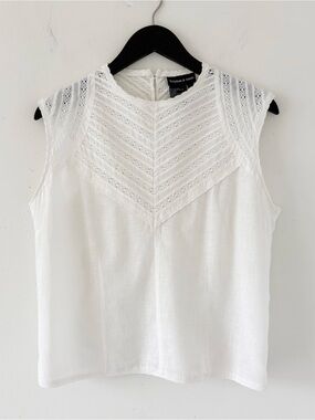 Y2K Tristan & Iseut Boho Romantic Sleeveless Blouse